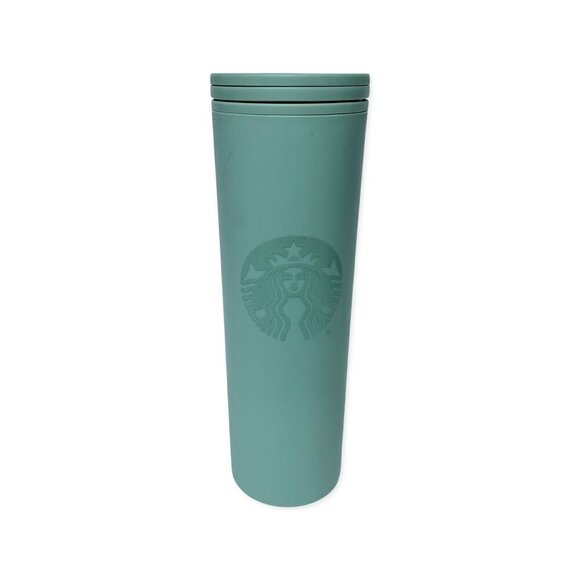 STARBUCKS 2020 Teal Blue Logo Travel Tumbler 16 oz. - Picture 1 of 8